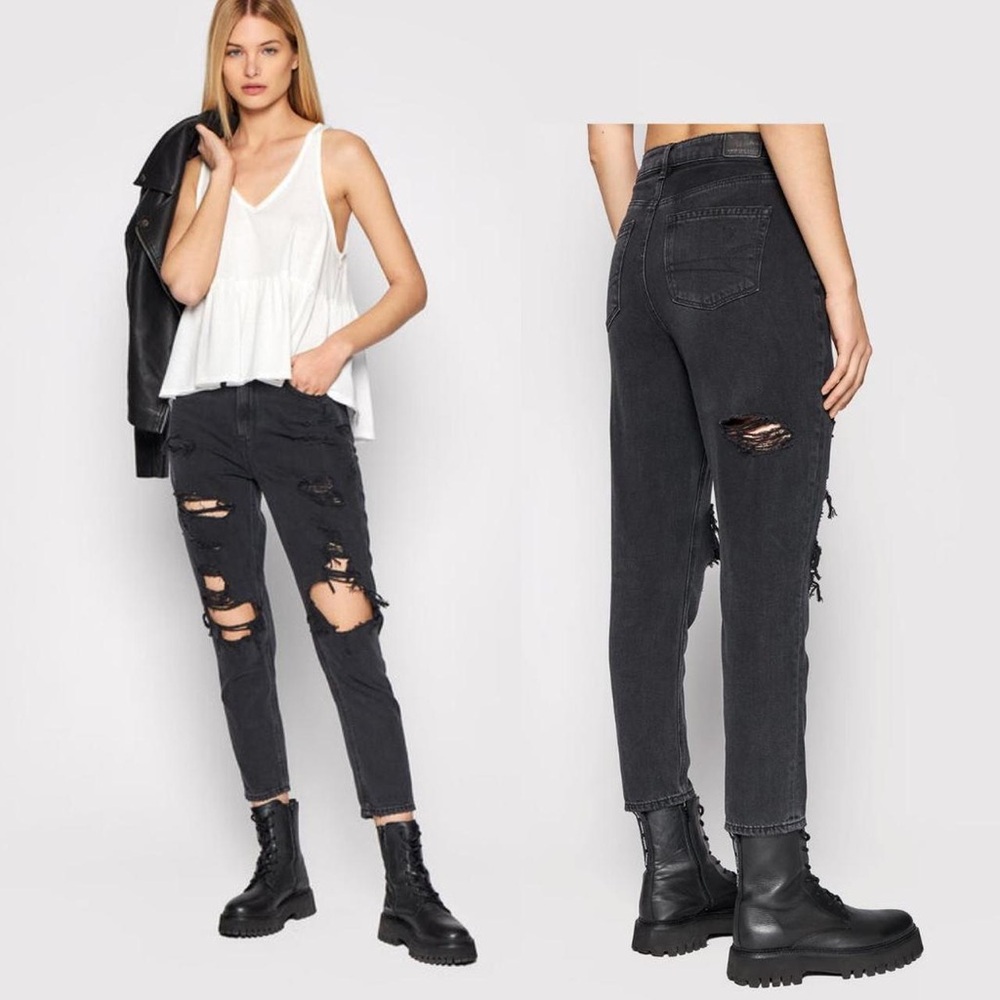 Women's Black Ripped Jeans